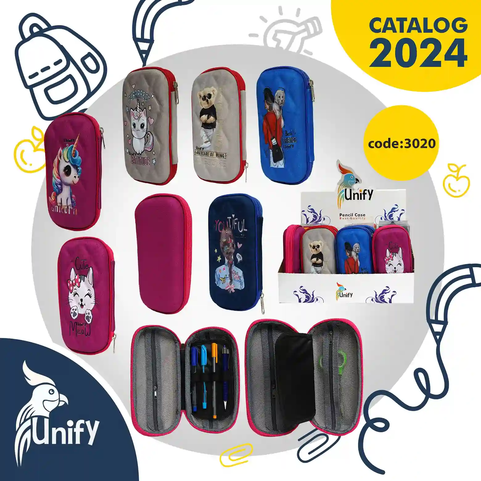 جامدادی یونیفای کد 2030 جامدادی یونیفای کد 3020