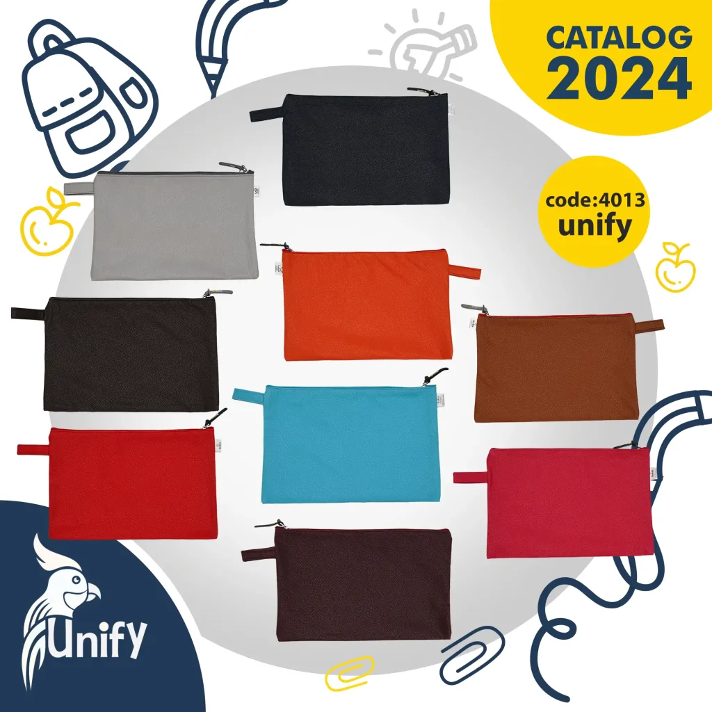 پوشه زیپی چرمی A4 کوکیا کد 4013