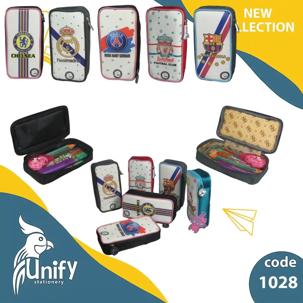 جامدادی کتابی فوتبالی یونیفای کد 1028