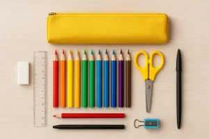 مرتب کردن وسایل جامدادی